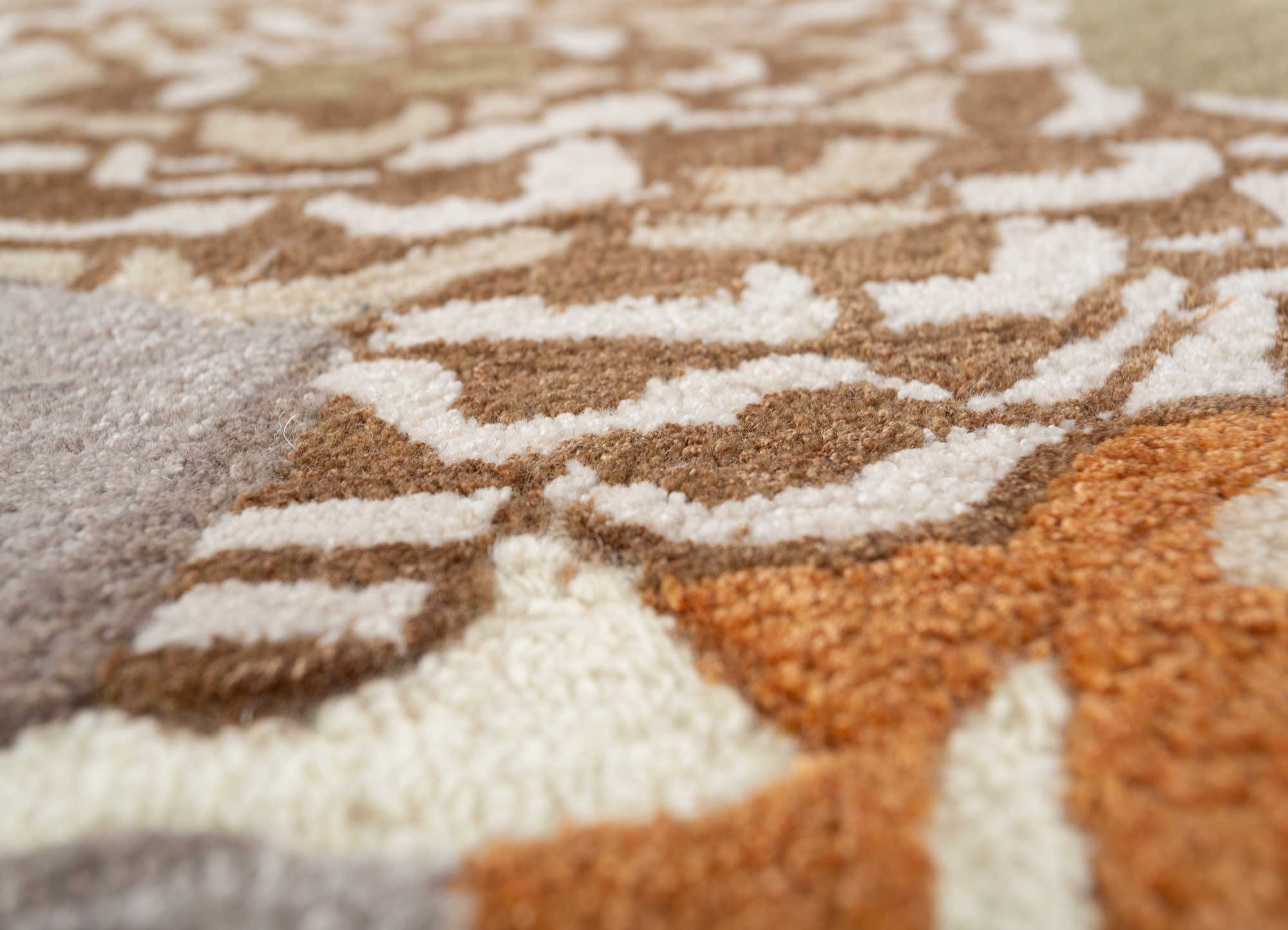 Pumpkin hand tufted Rug