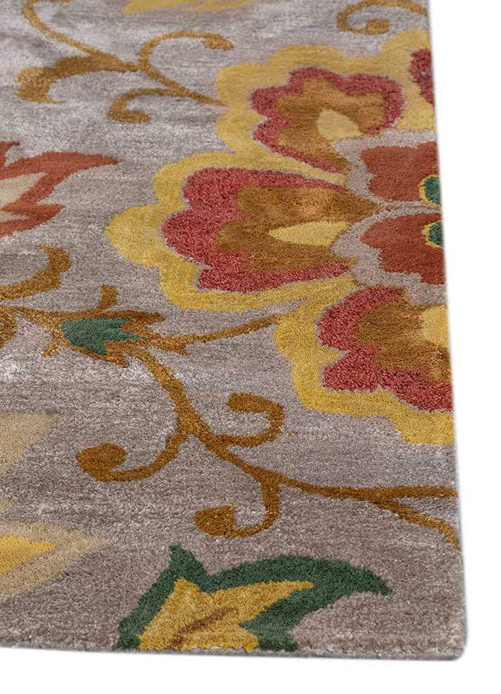 Ashwood/Dark Amber Gold Hand Tufted Rugs