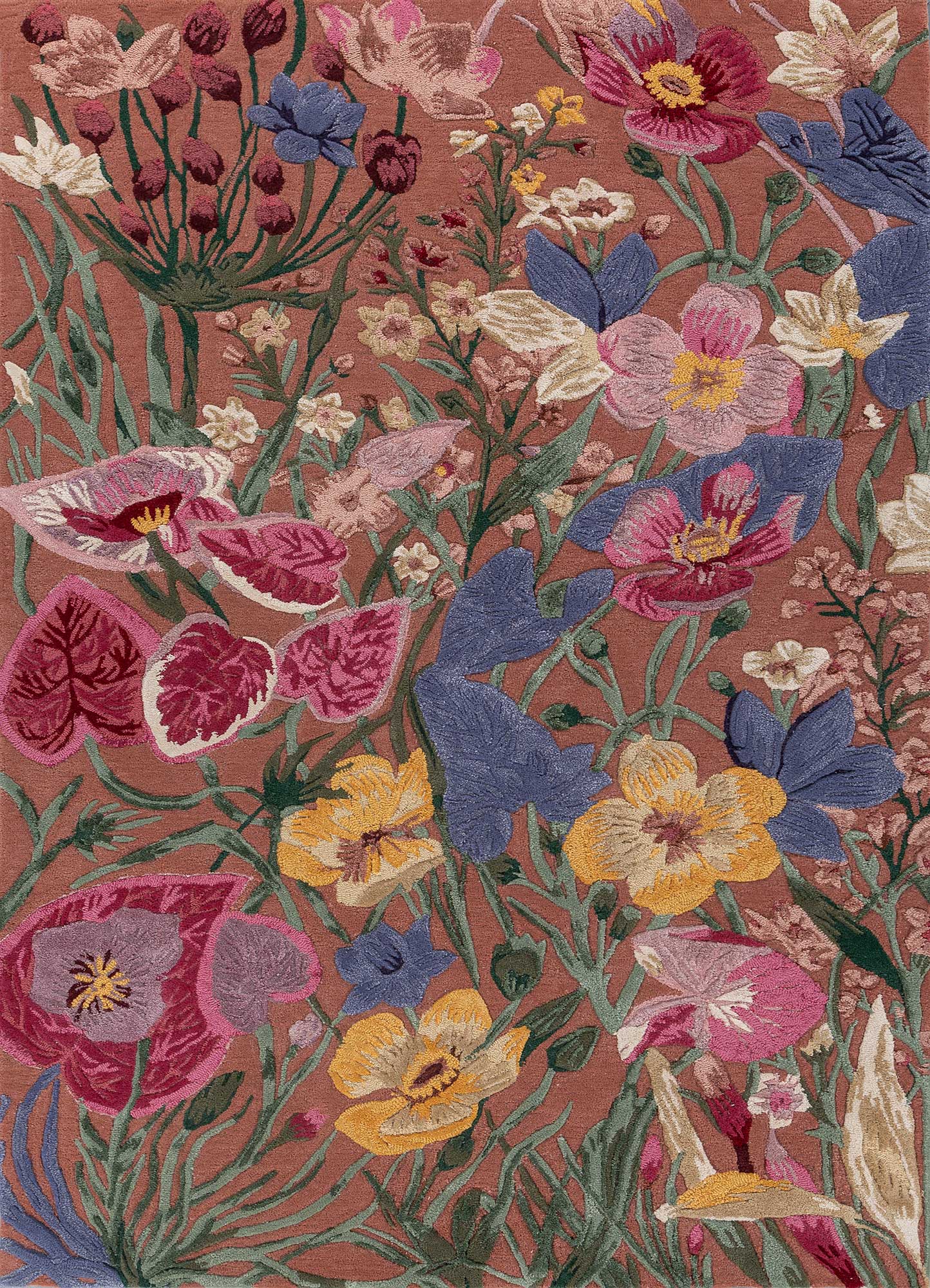 Wildflower Meadow Hand-Tufted Rug