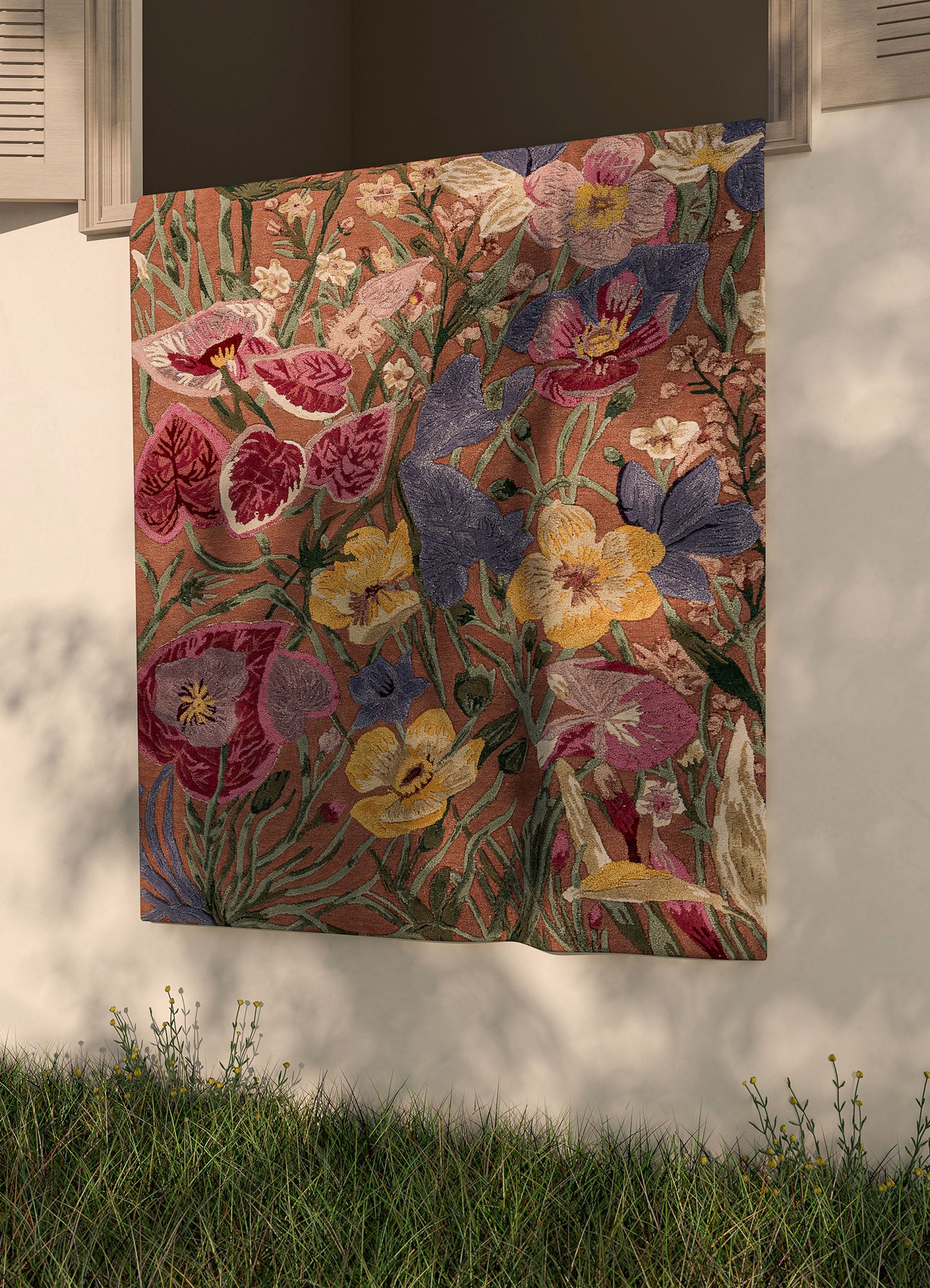 Wildflower Meadow Hand-Tufted Rug