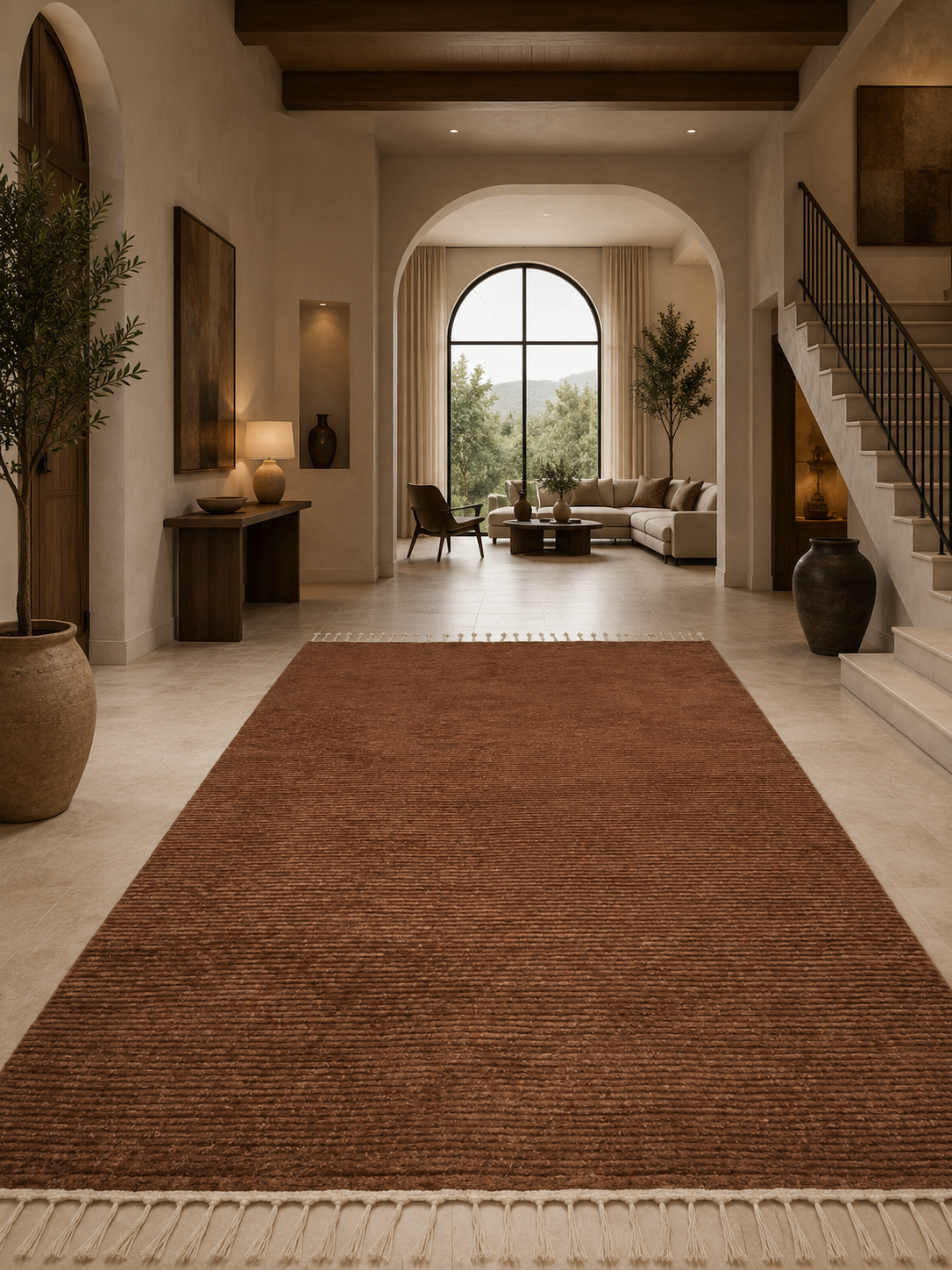 Saffron Hand-Tufted Wool Rug