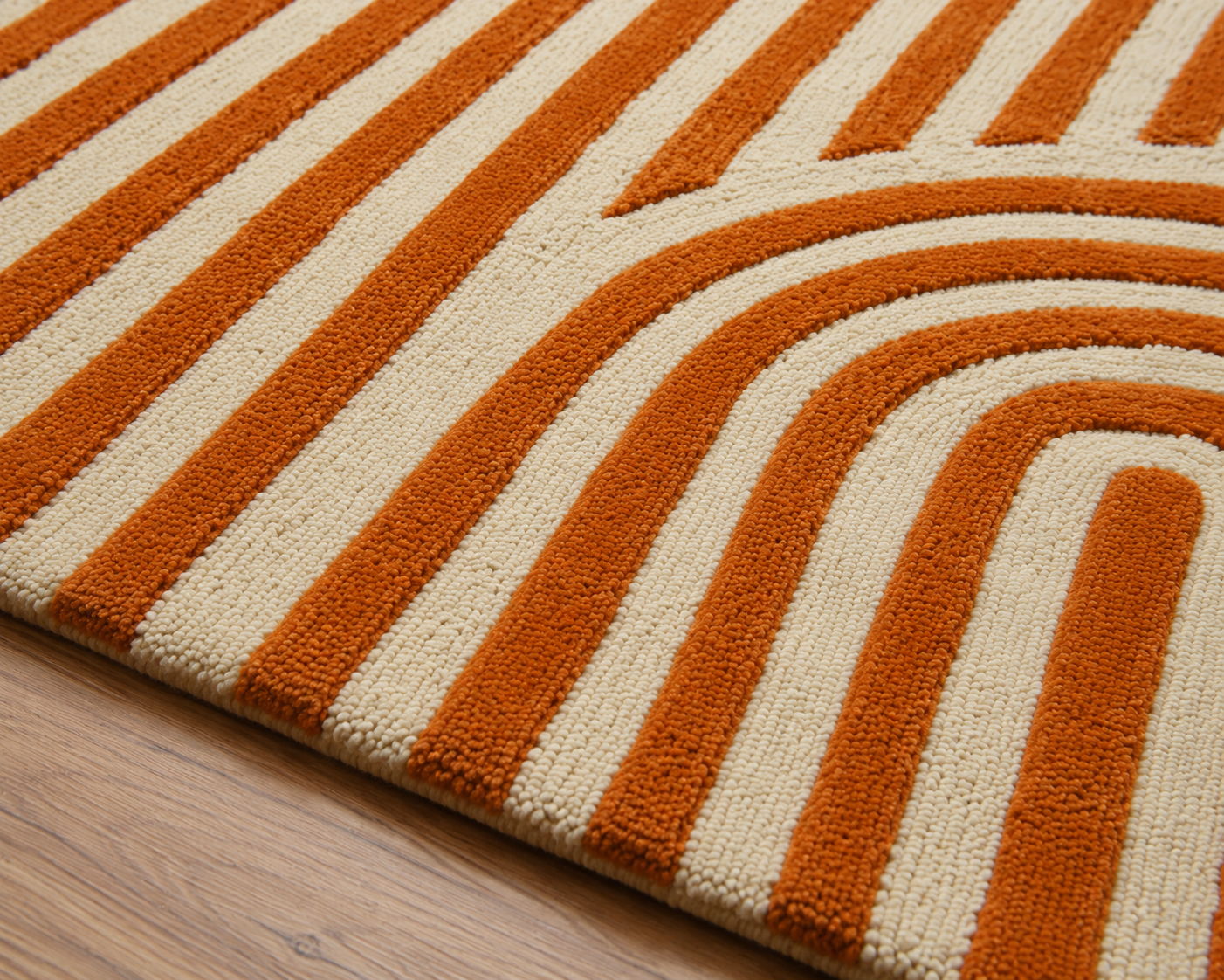 Terracotta Rhythm Rug
