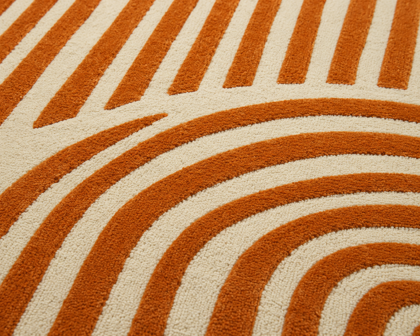 Terracotta Rhythm Rug