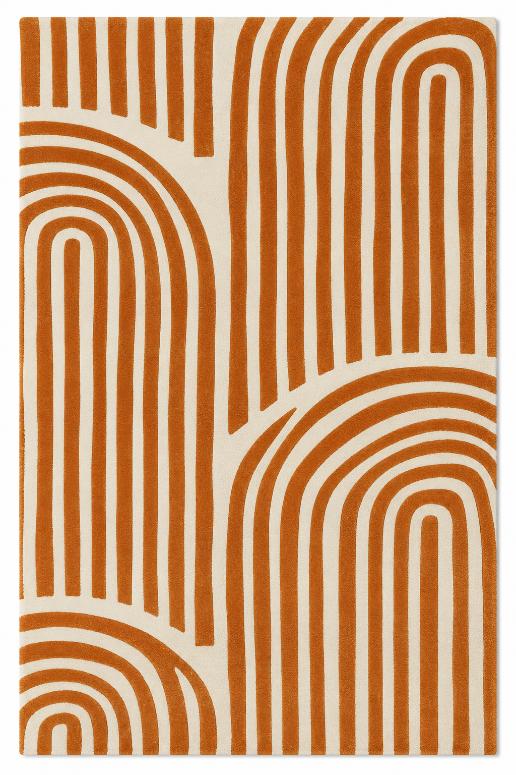 Terracotta Rhythm Rug