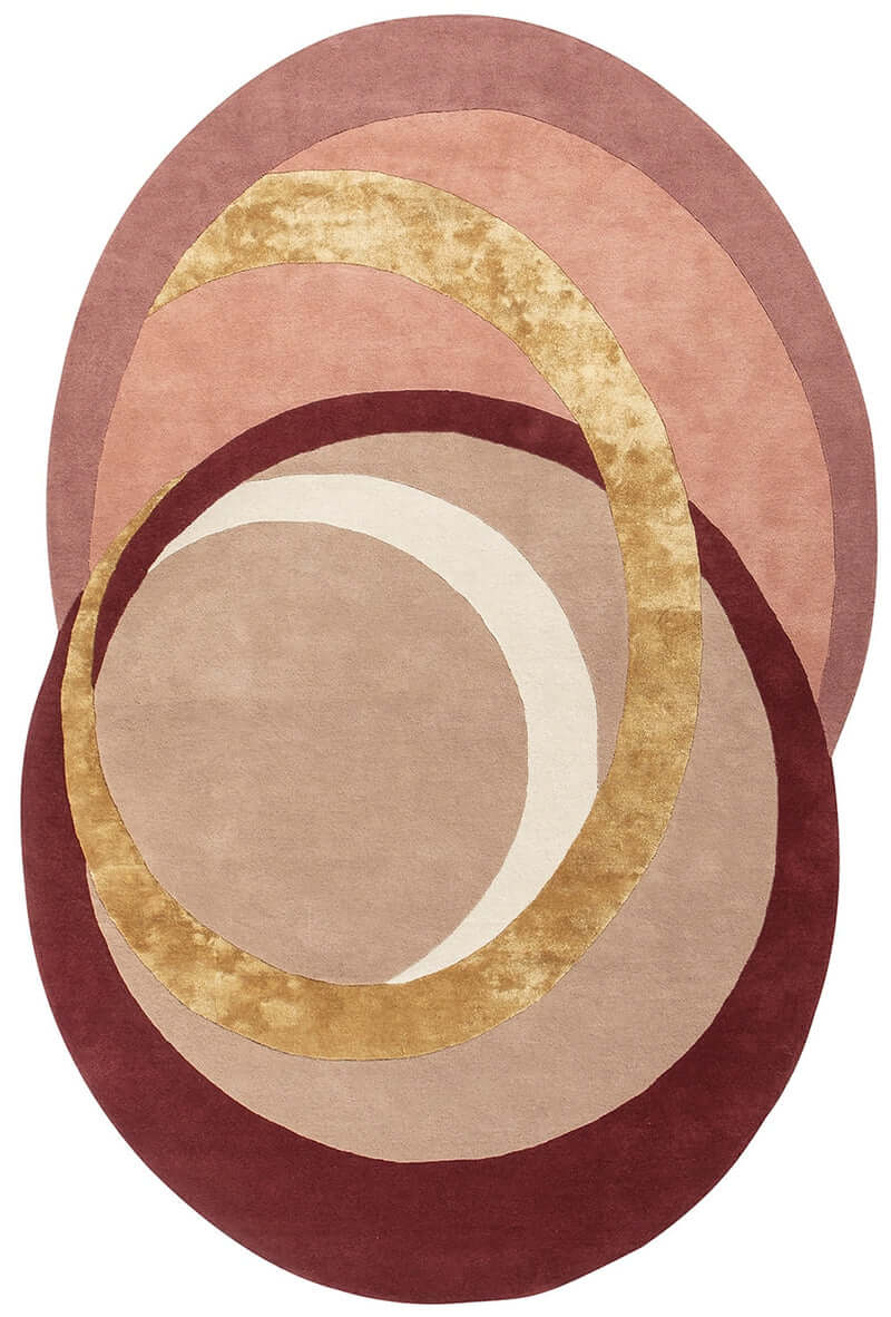 Pink Irregular Shape Rug