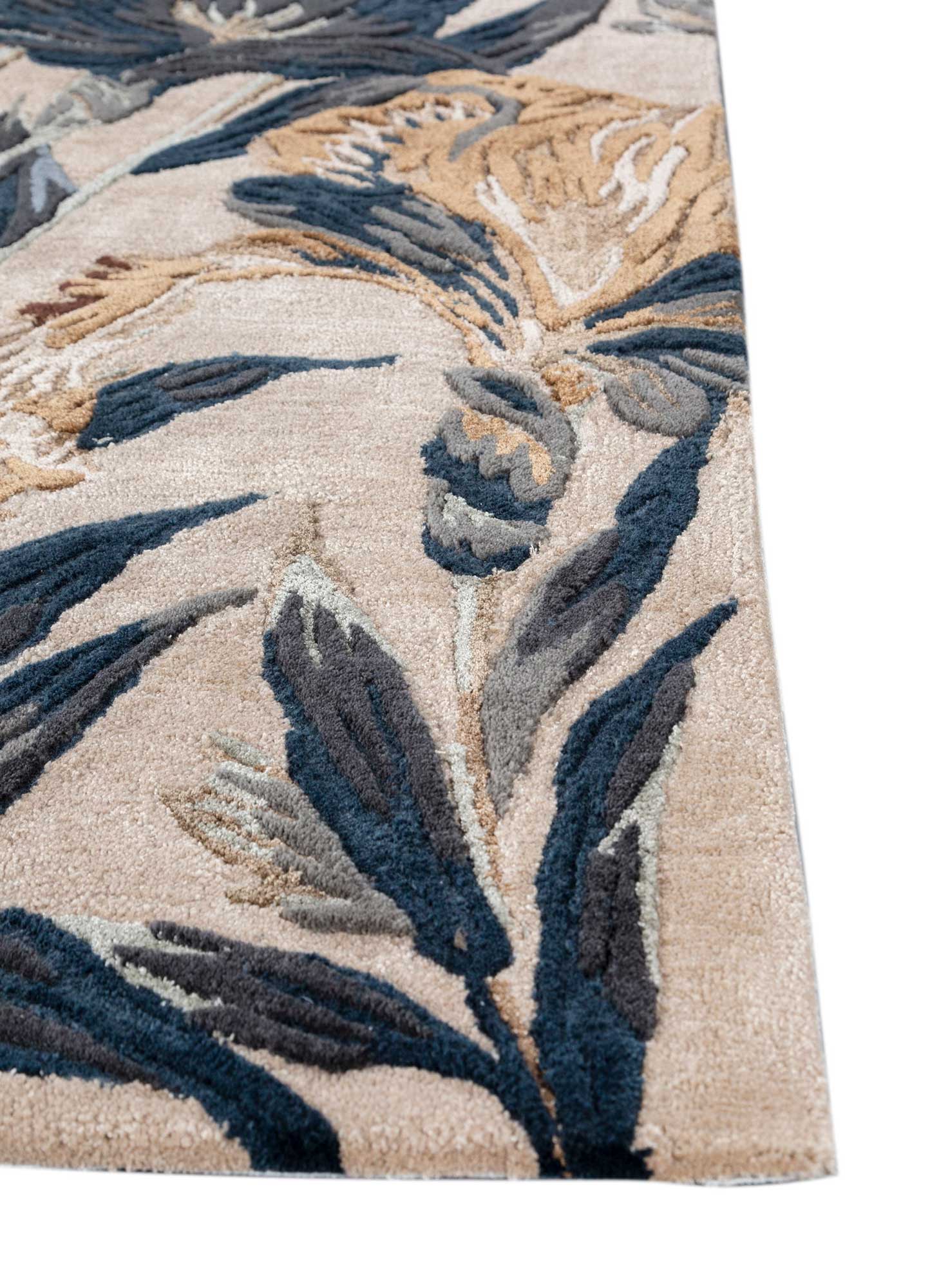 Alina indigo hand tufted Rug