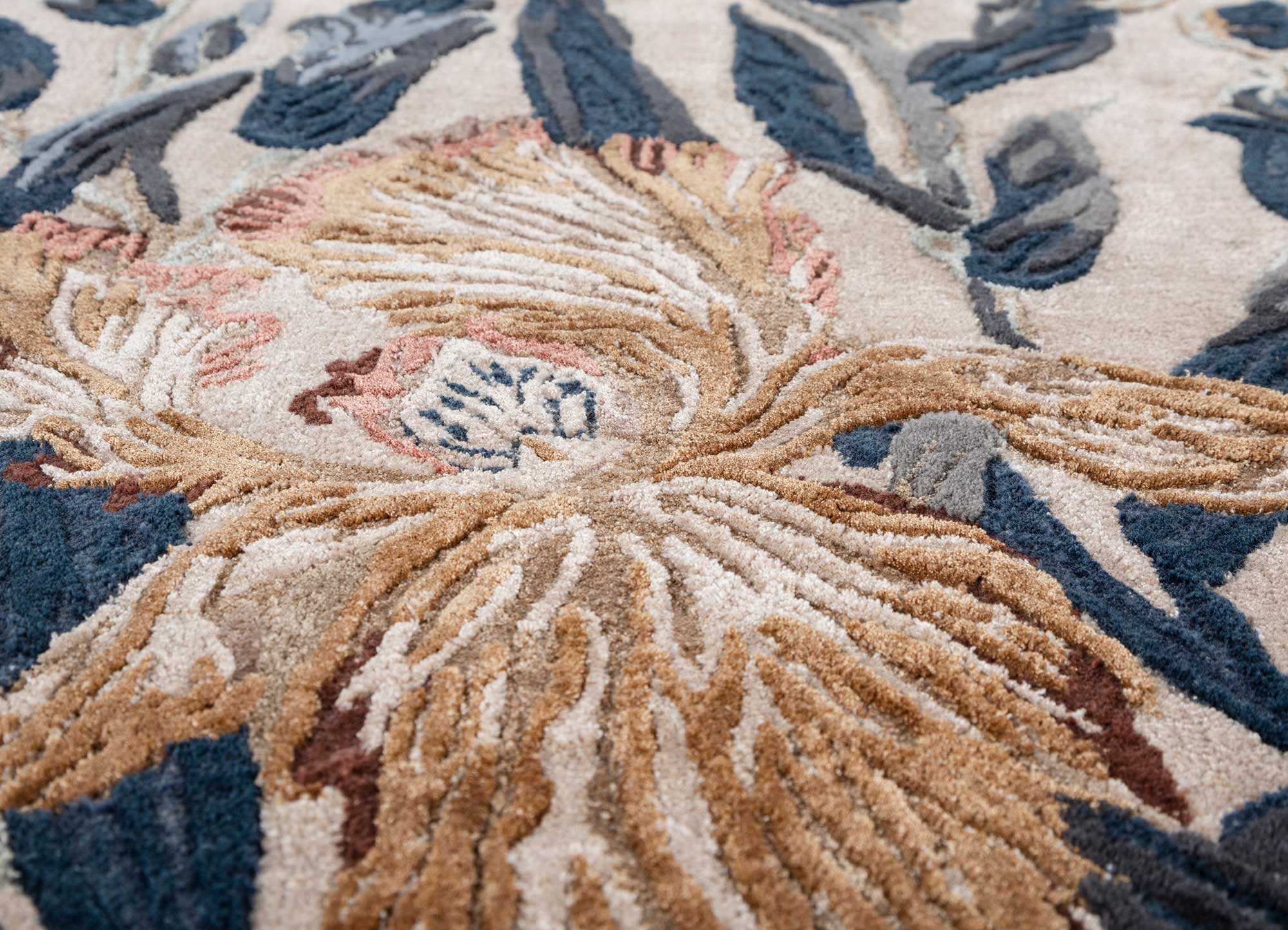 Alina indigo hand tufted Rug