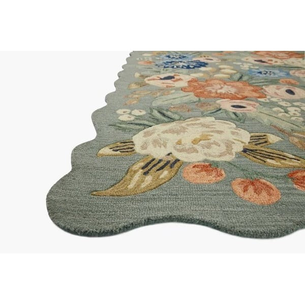 Silhouette Garden Scallop Rug