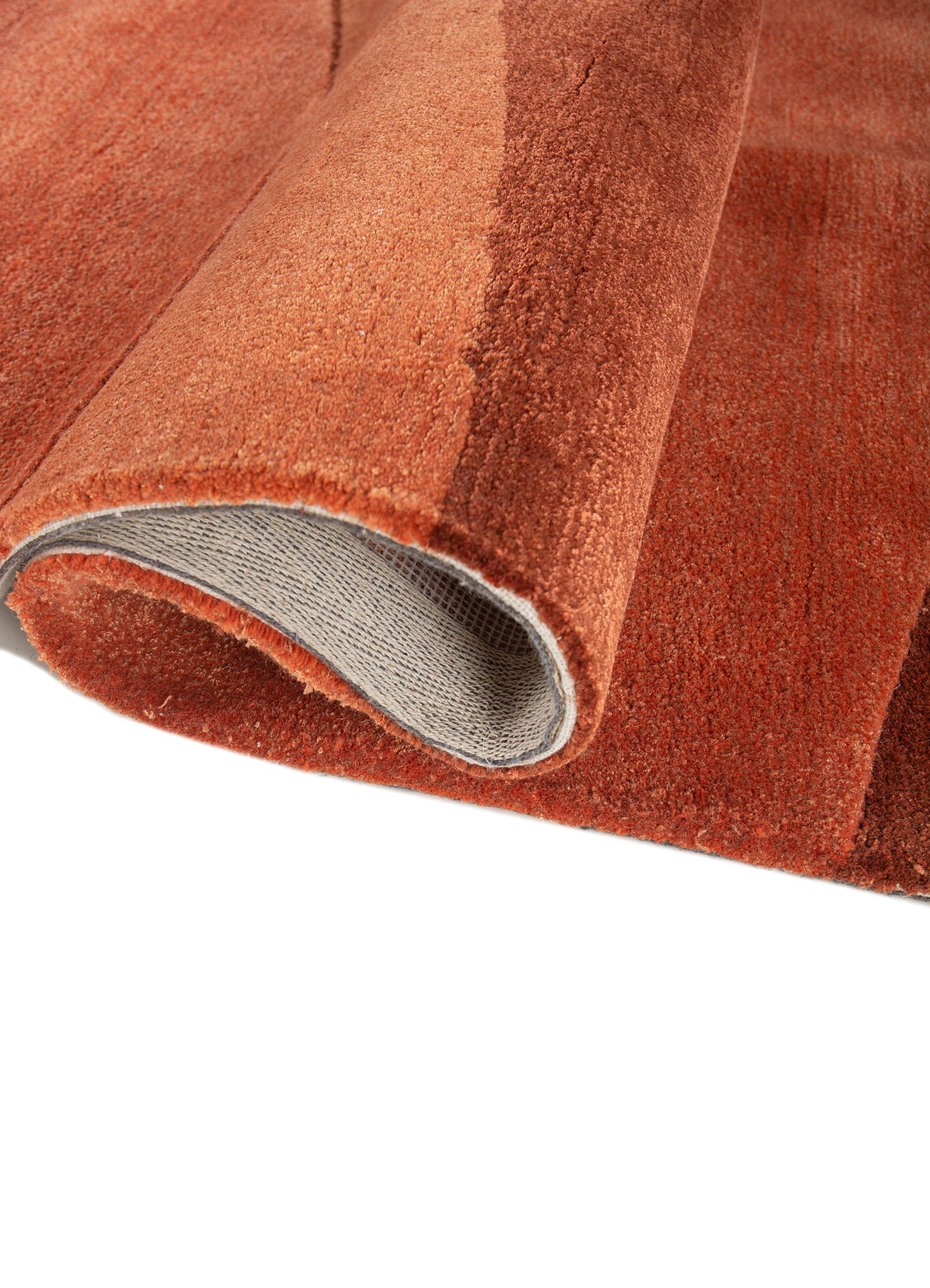 Gold flame hand tufted Rug