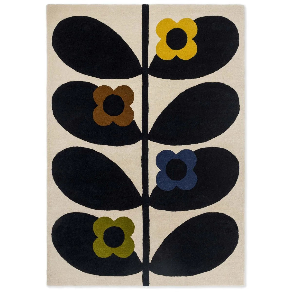 Retro Bloom Hand-Tufted Rug