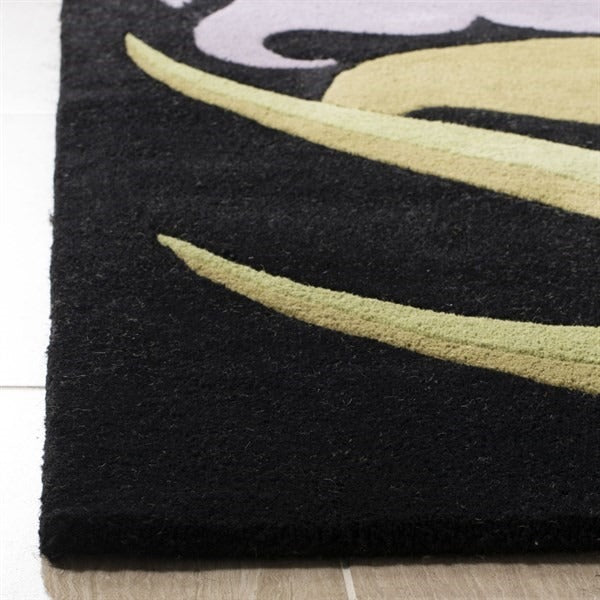 Liliana Noir Lily Rug