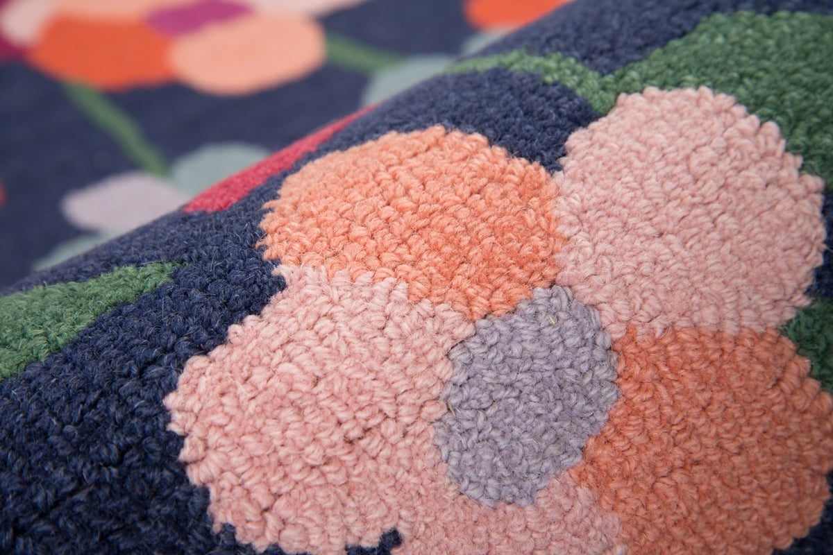 Bloomline Midnight Floral Rug