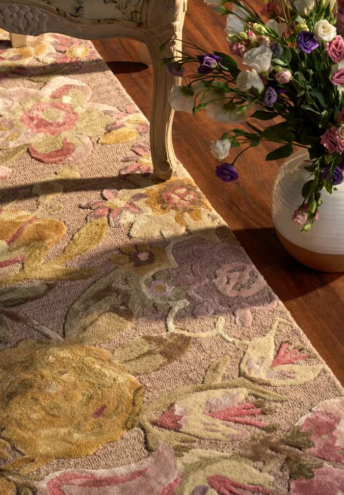 Blossom Reverie Wool Rug