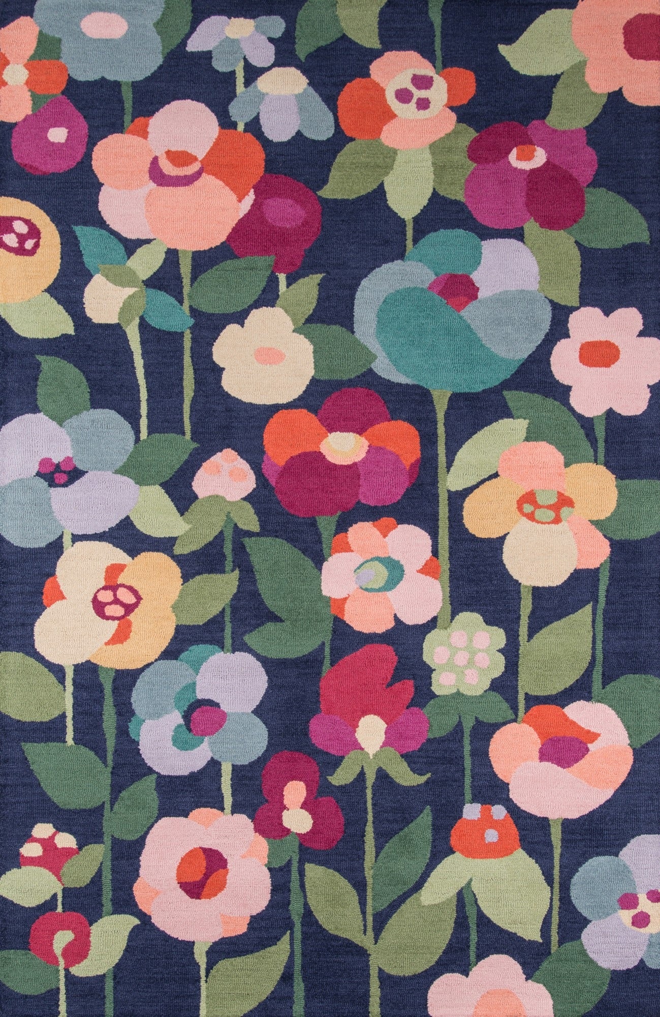 Bloomline Midnight Floral Rug