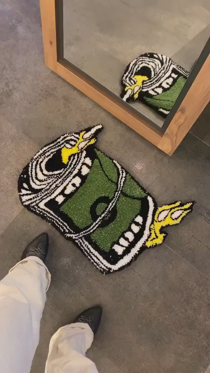 Dollars Roll Fluffy Tufted Rug