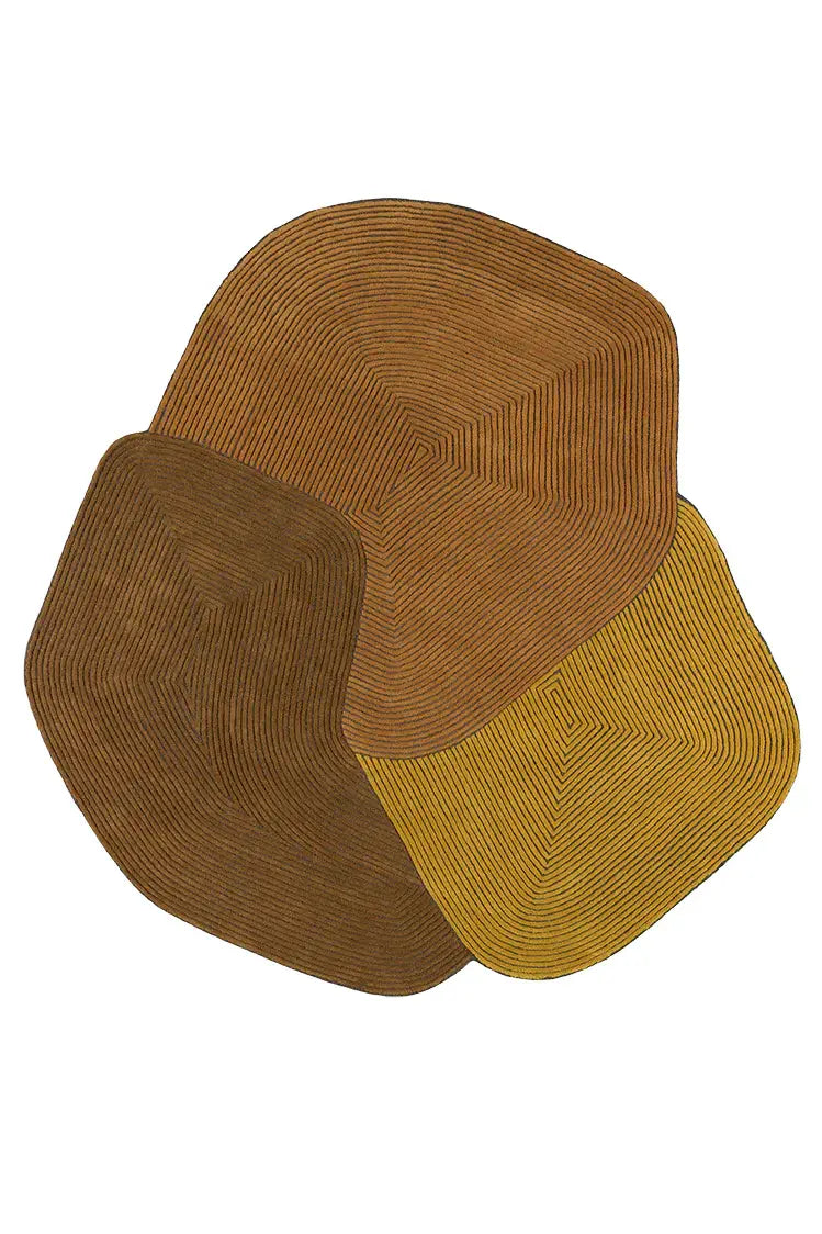 Saffron Irregular Shape Rug